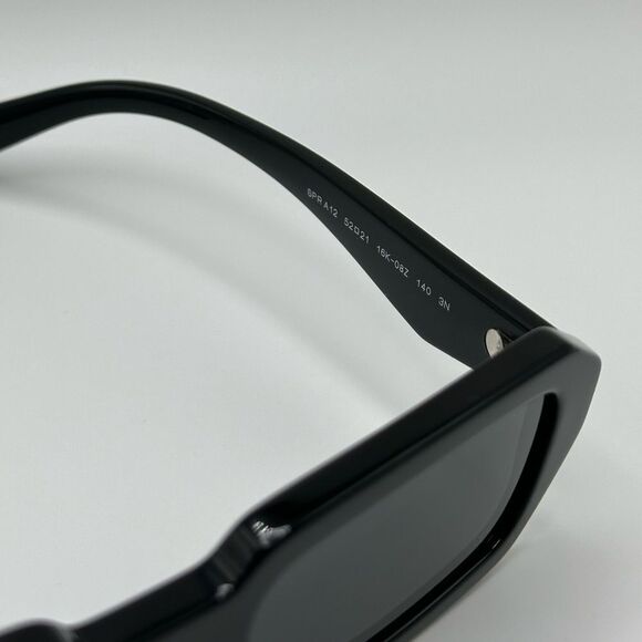 PRADA Sunglasses PRA12S 16K08Z Black/Dark Grey Unisex NEW - Picture 8 of 12